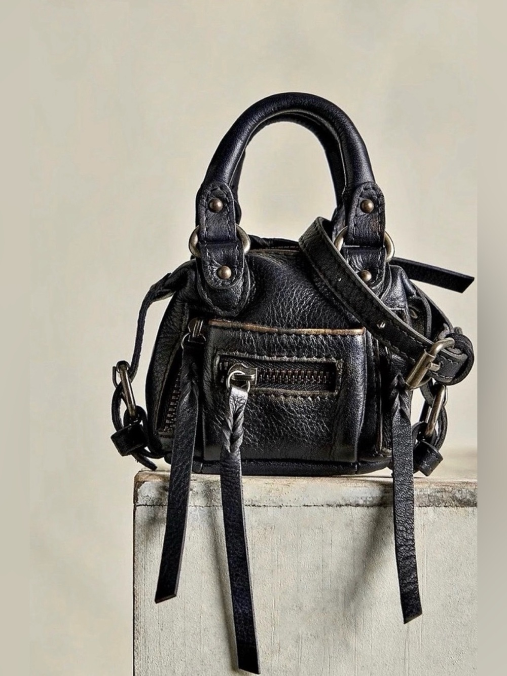 Free People We The Free Micro Emerson Mini Bag- Black